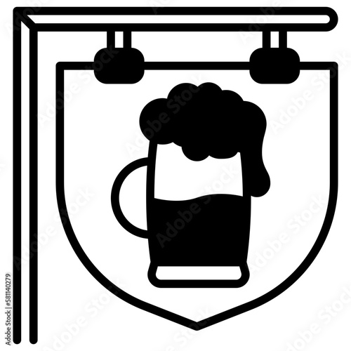 beer shop logo icon