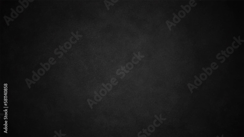 Vector illustration of old black background soft white watercolor grunge texture style center for adding your text. Dark wallpaper. Vector design