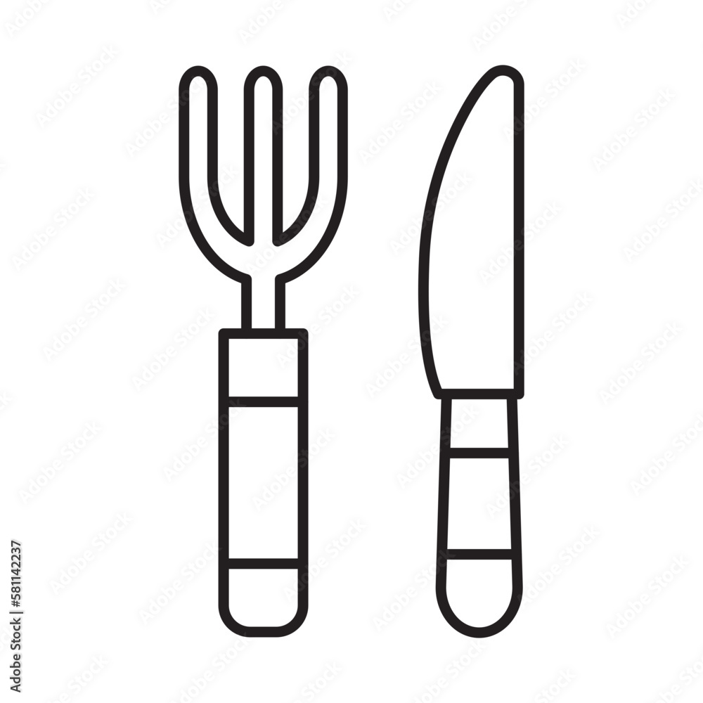 Cutlery Icon Design Cutlery Icon Design
