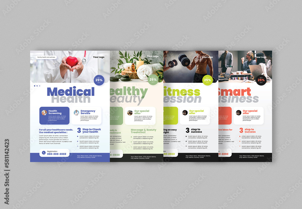 Modern Multipurpose Business Stock Template | Adobe Stock