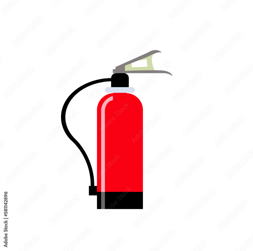 Obraz premium fire extinguisher vector illustration