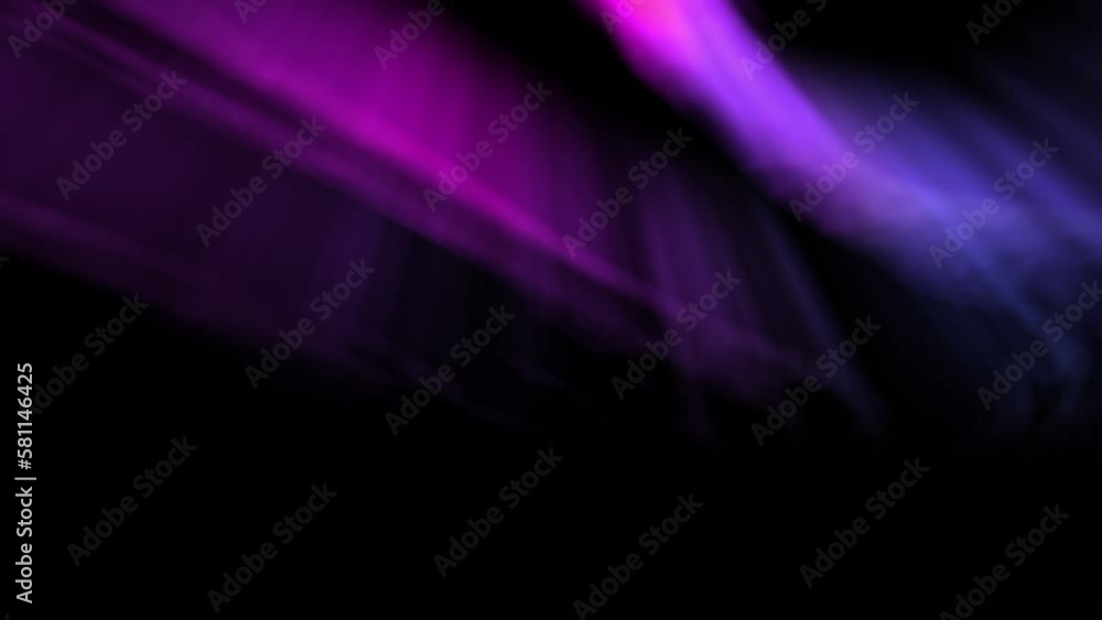 Aurora Animation Purple Loop