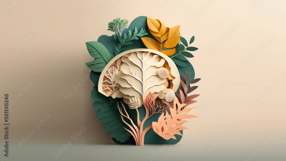 Paper Cut Concept Art (AI) - Verstand Natur Paper Cut Concept Art (AI) - Verstand Natur