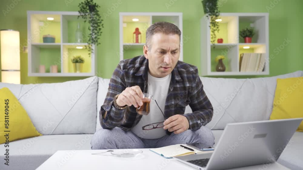 Shocked man unhappy with bad news.
The man working on the laptop at home is surprised by the news and is upset about the bad result.
Shocked man unhappy with bad news.
The man working on the laptop at home is surprised by the news and is upset about the bad result.