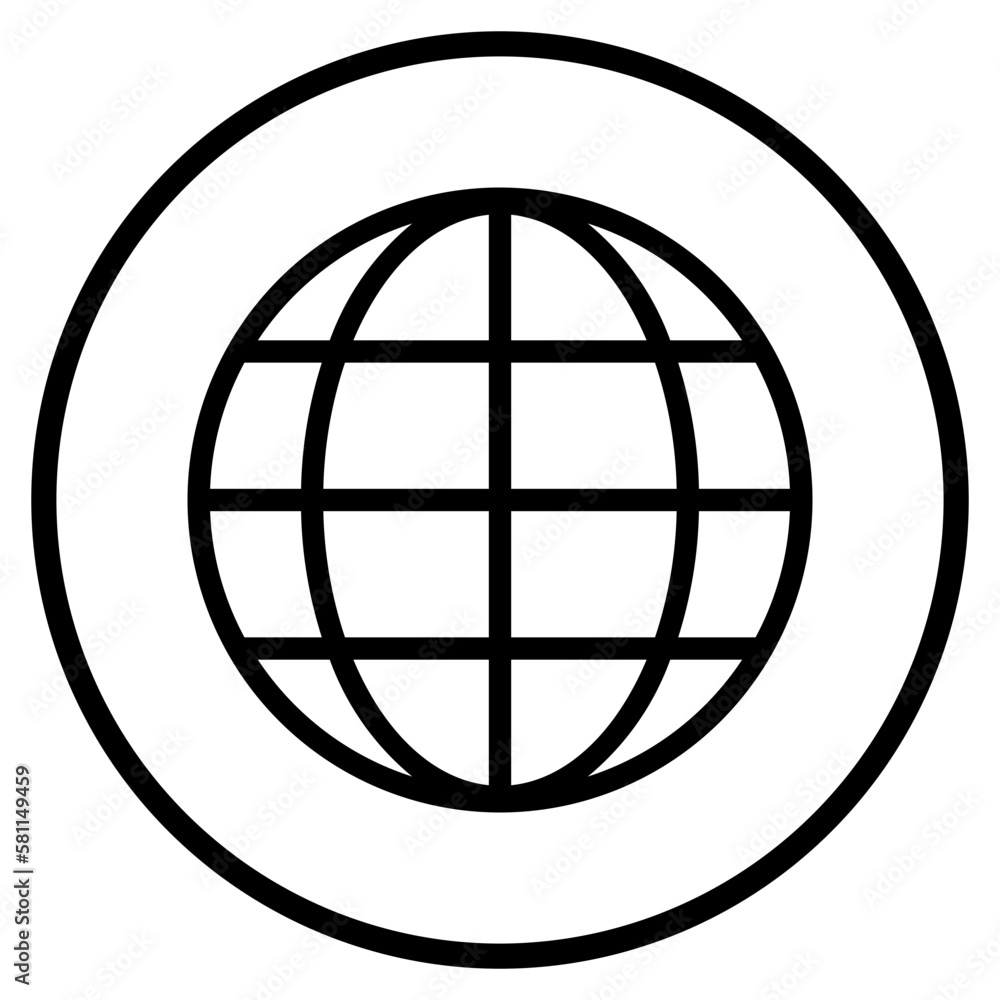 Obraz premium world icon