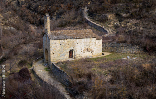 Montanana Huesca Aragon Spain Hermitage of San Juan de Montanana photo