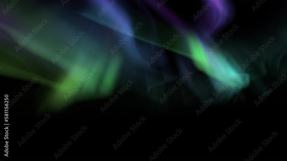 Aurora Green Purple Blue Loop Aurora Green Purple Blue Loop
