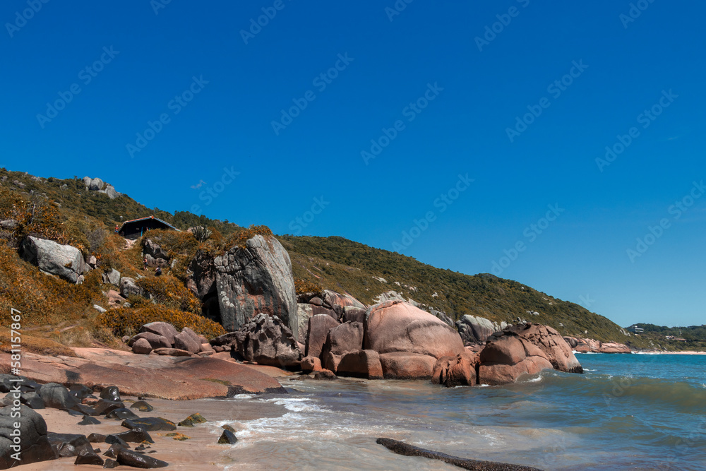 rocks and sea