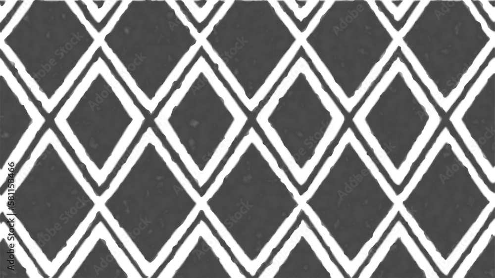 Fototapeta premium Black diamond interlaced watercolor style background