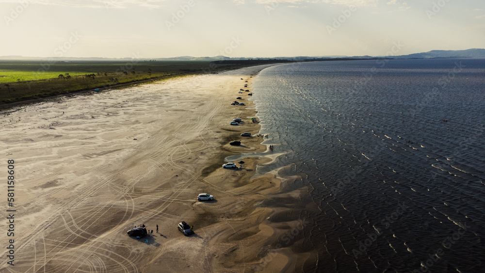 Drone picture in south of brazil