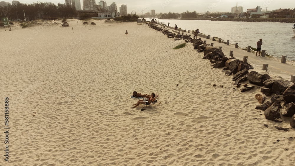 Chilling at the beach