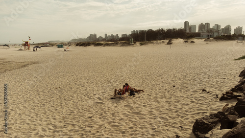 Chilling at the beach