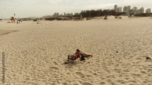 Chilling at the beach