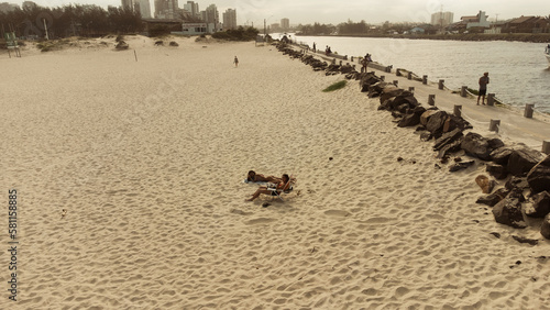 Chilling at the beach