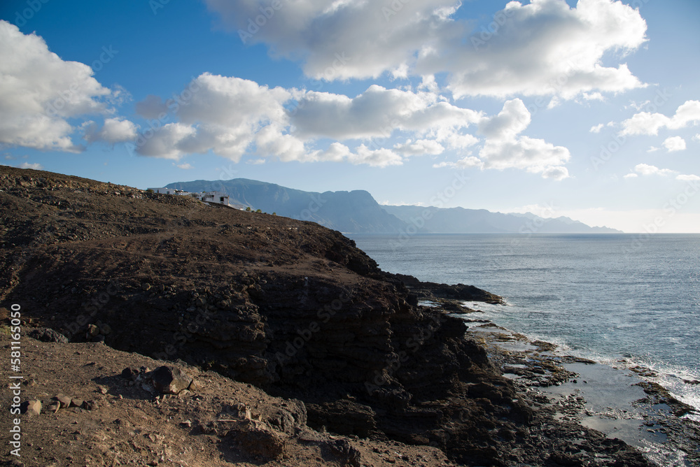  Rocky coast Sardina , Grand Canaria, Spain