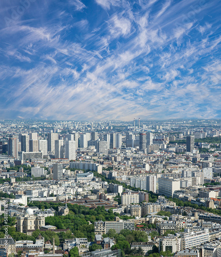 Paris skyline (cloudy summer day) , France © Владимир Журавлёв