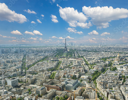 Paris skyline (cloudy summer day) , France #581167096