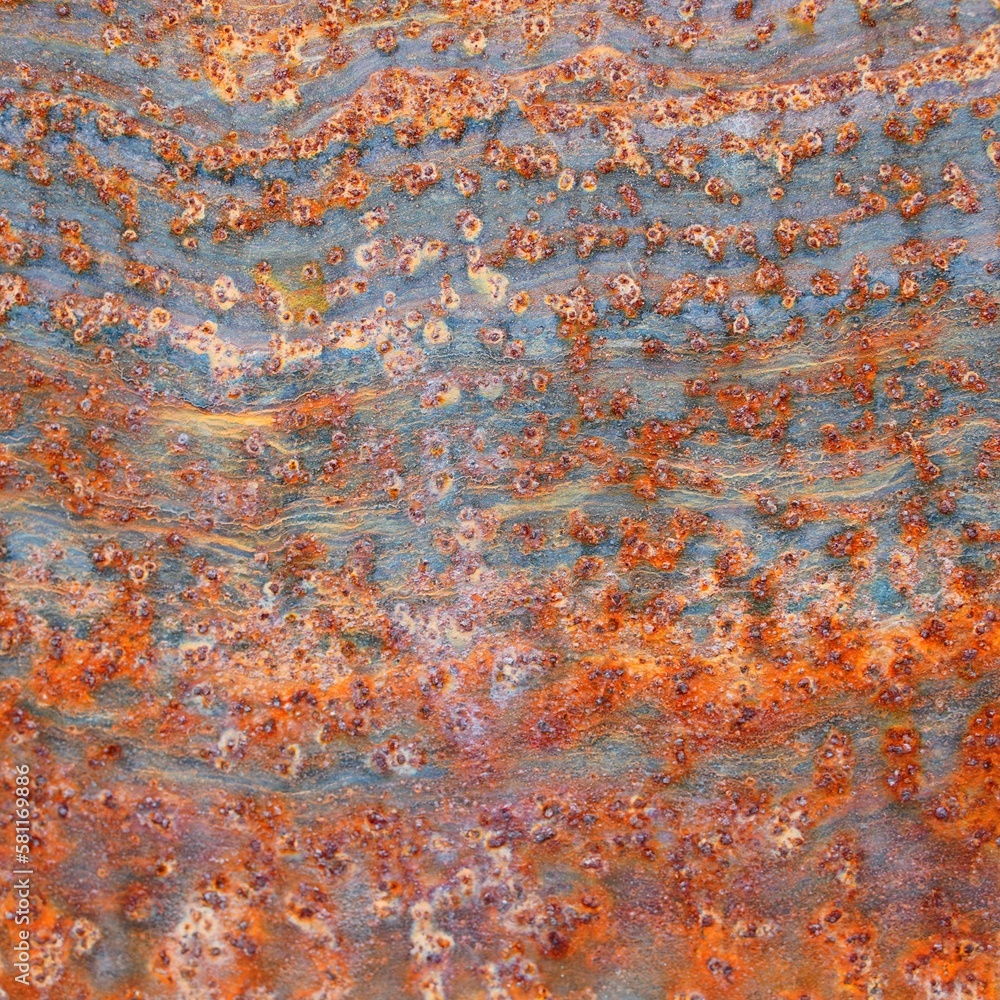 Old metal with rust spots Old metal with rust spots