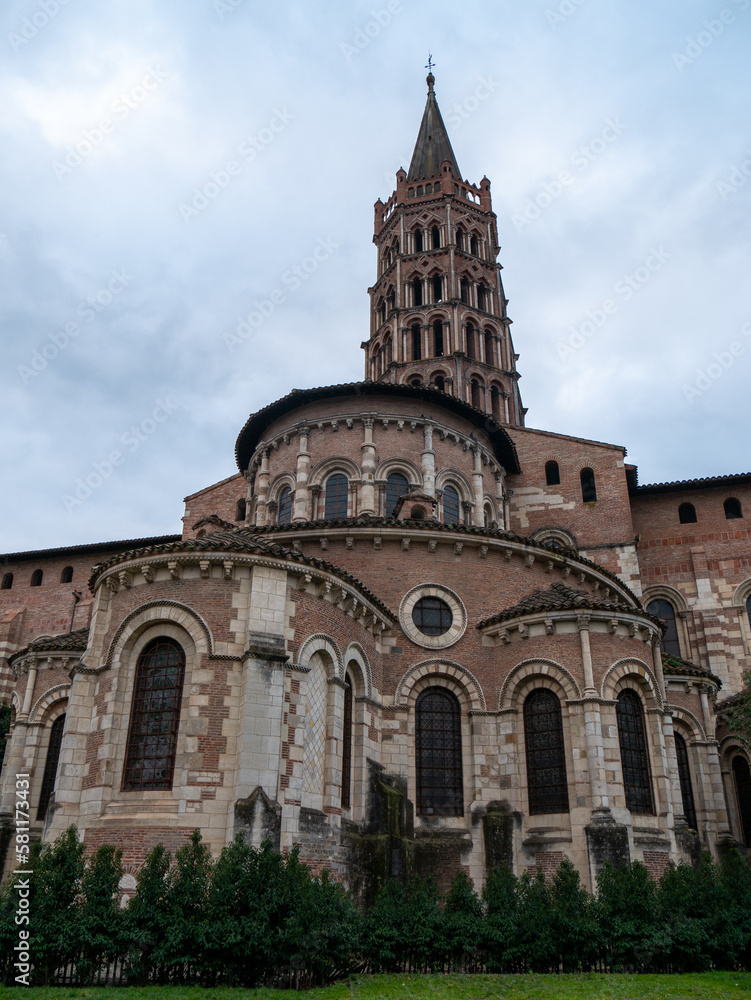 Chevet de la Basilique  Saint-Sernin à Toulouse
