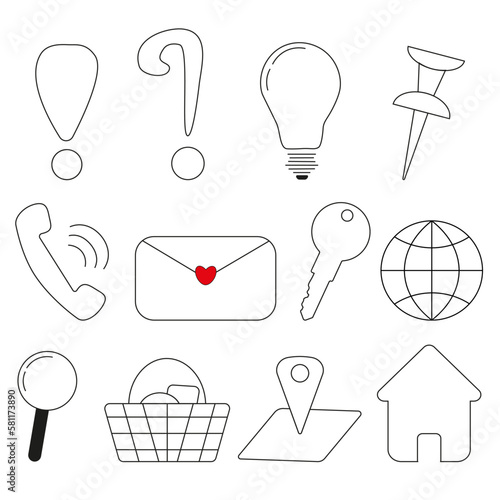 Business and management line icons set. Teamwork, human resources, meeting, partnership, meeting, work group, success. Management icon collection. Vector illustrator. Business people.