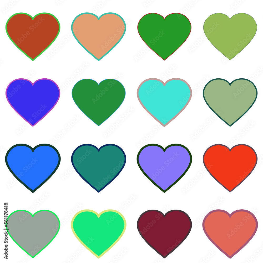 seamless pattern with hearts seamless pattern with hearts