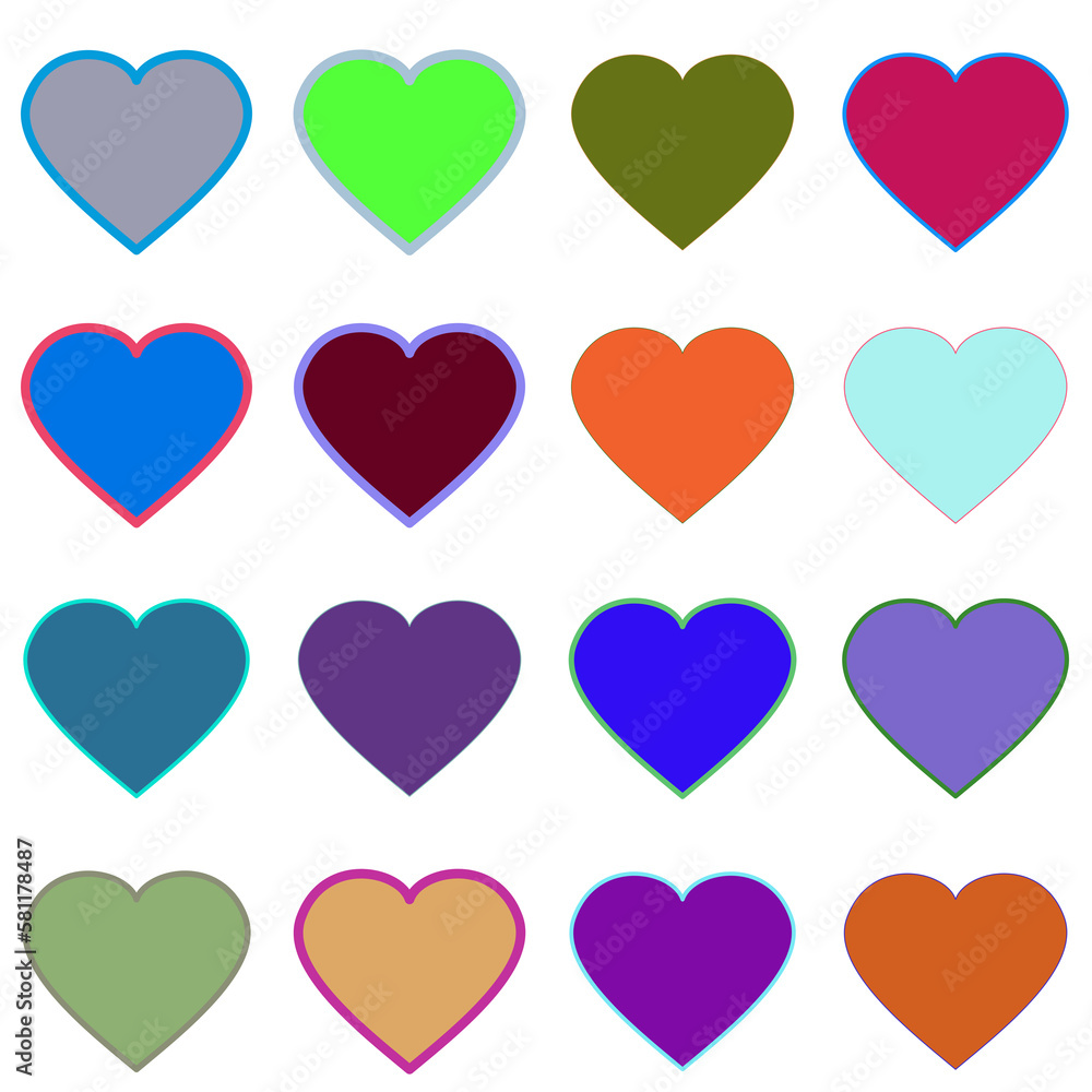 seamless pattern with hearts seamless pattern with hearts