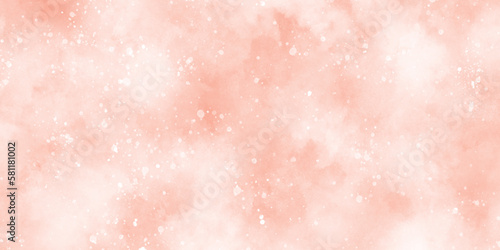 abstract blur and lovely soft light pink background with bubbles, beautiful pink watercolor background with various bokeh surrounding randomly, soft pink texture with smoke and clouds.	