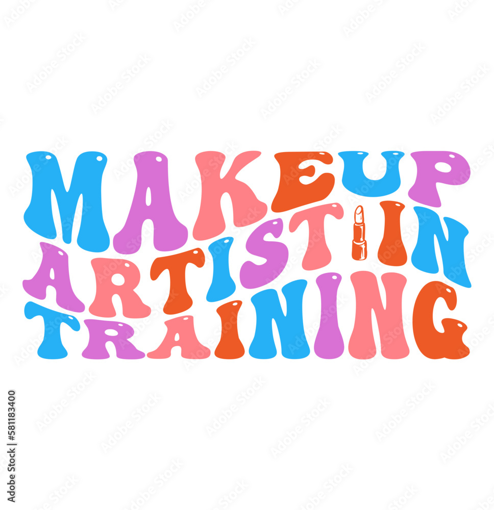 Makeup artist in training svg