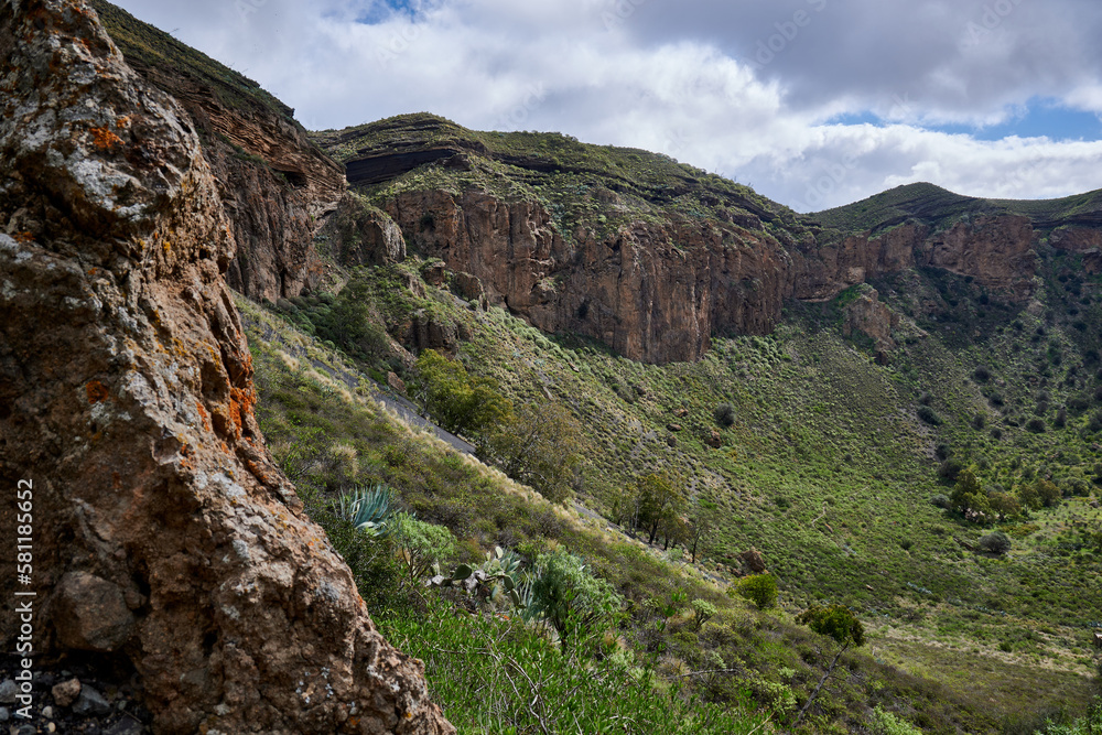 Bandama Caldera (Caldera de Bandama) in the Canary Islands, Spain