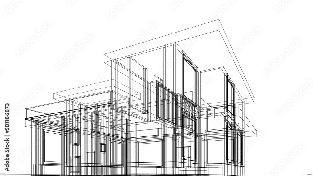 sketch of building sketch of building