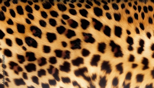 Realistic cheetah fur texture