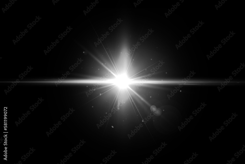 Easy to add lens flare effects for overlay designs or screen blending