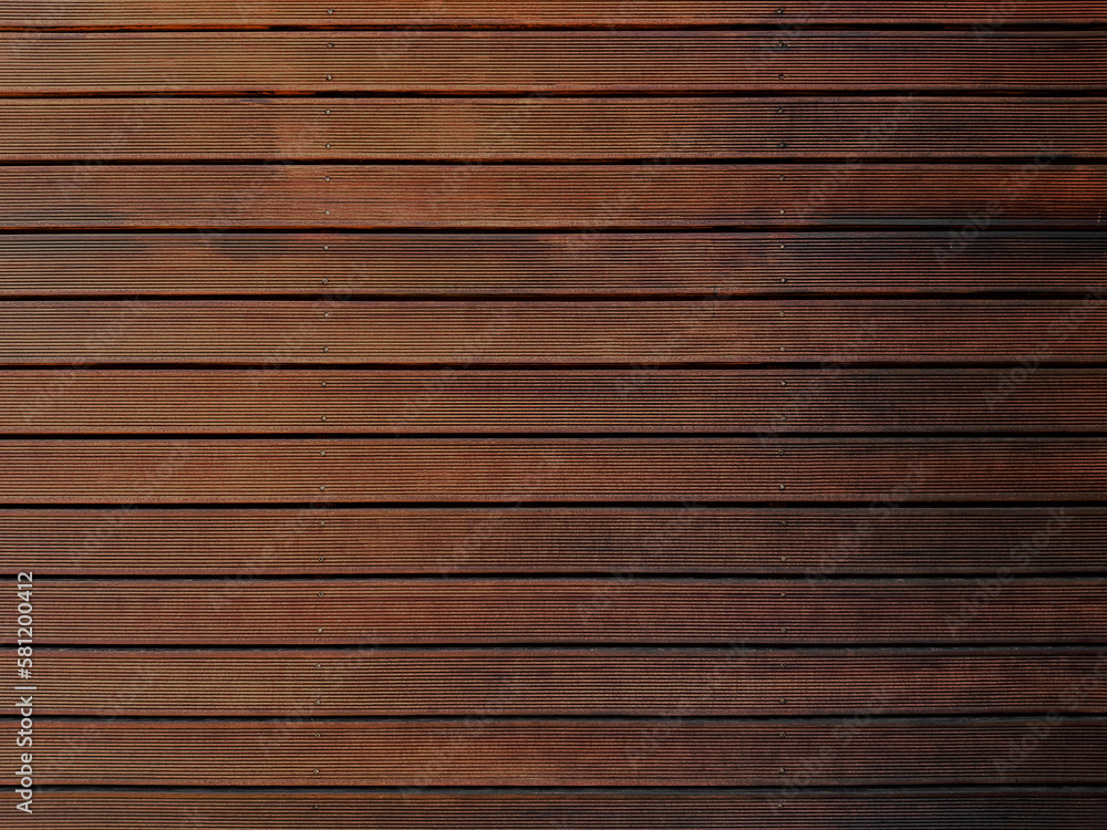 Obraz premium Terrace Board texture dark brown background