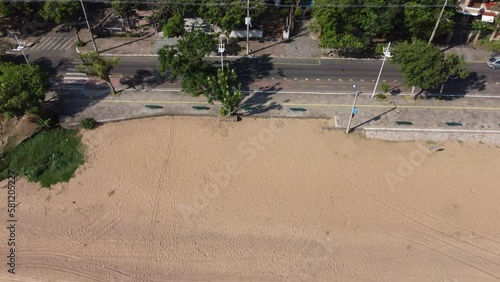 kitesurfing at the lake