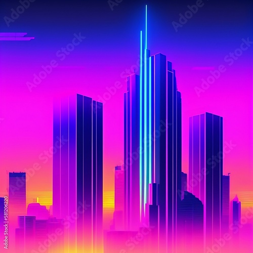 cityscape at night  background  abstraction
