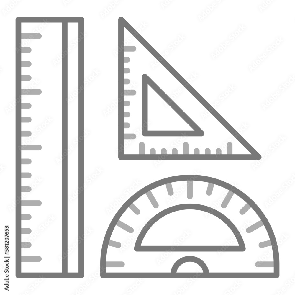 Graphic Tools Greyscale Line Icon