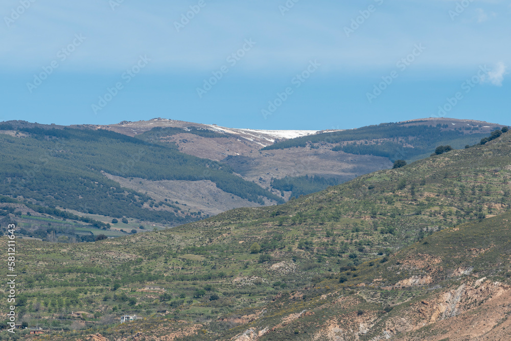 Sierra Nevada mountain in the south of Spain