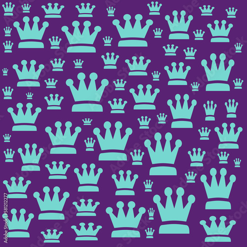 Seamless crown pattern