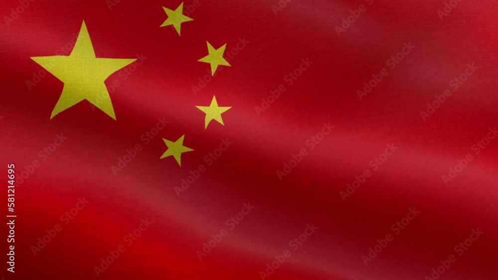 National Flag of China, Seamless loop China flag animation. A beautiful view of China flag video. 3d flag waving video. China HD resolution. National Flag of China, Seamless loop China flag animation. A beautiful view of China flag video. 3d flag waving video. China HD resolution.