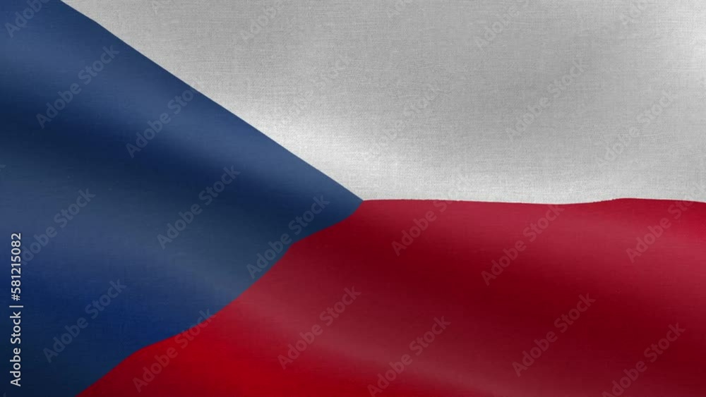 National Flag of Czech Republic, Seamless loop Czech Republic flag animation. A beautiful view of Czech Republic flag video. 3d flag waving video. Czech Republic HD resolution. National Flag of Czech Republic, Seamless loop Czech Republic flag animation. A beautiful view of Czech Republic flag video. 3d flag waving video. Czech Republic HD resolution.