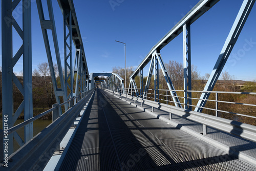 Simeonovgrad Iron Bridge Maritza river Bulgaria
