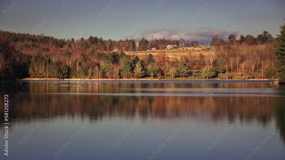 lake in autumn