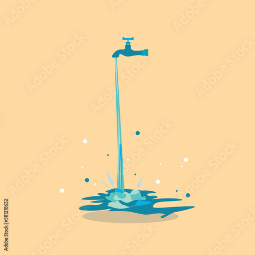 Water Tap Isolated