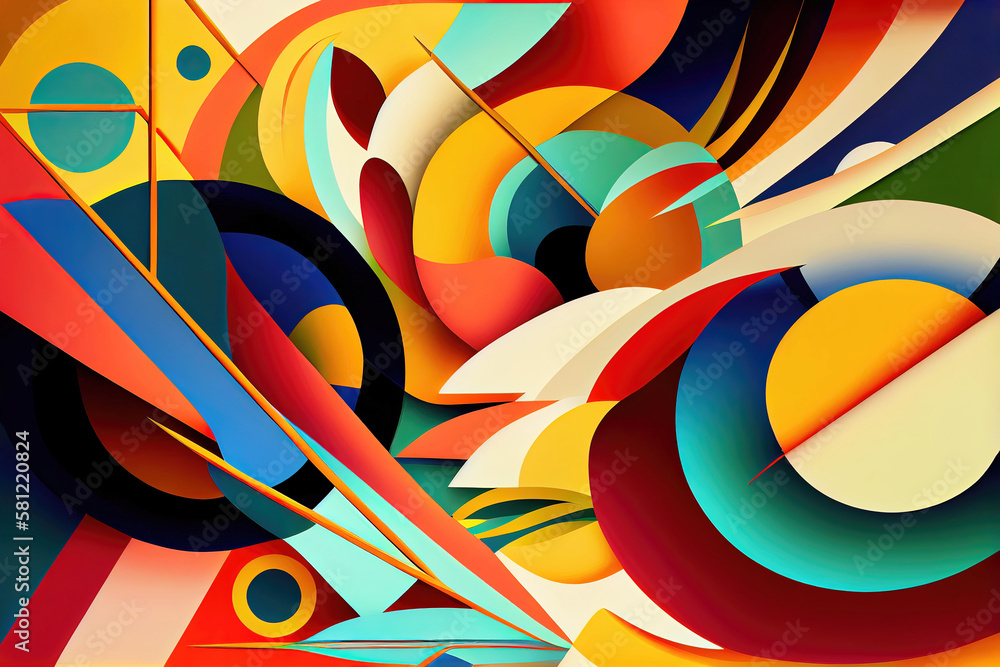 custom made wallpaper toronto digitalAbstract colorful background wallpaper design (Generative AI)