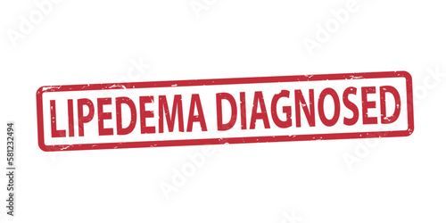 Lipedema diagnosed rubber stamp