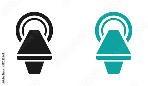  MRI scanner vector icons collection