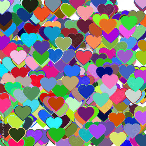 background with hearts