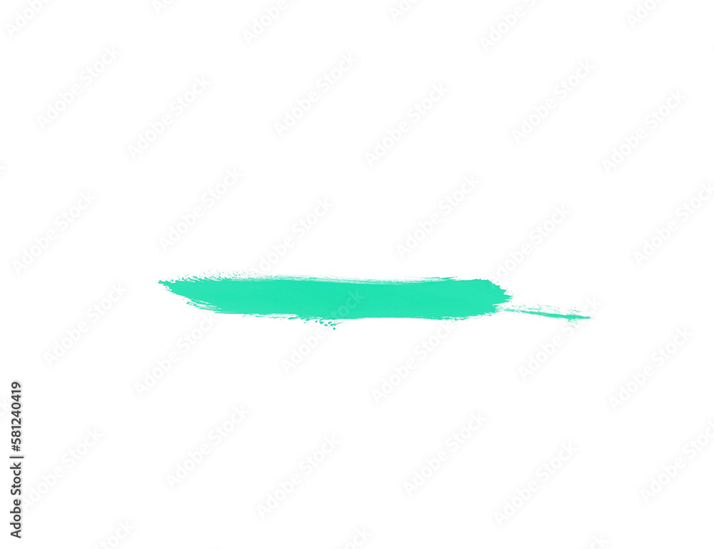 Turquoise paint stroke for art concept Turquoise paint stroke for art concept