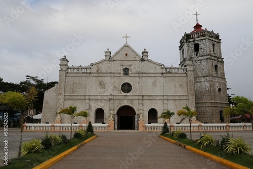 Obraz na płótnie Santo Tomas de Villanueva Kirche in Danao City, Provinz Cebu, Philippinen w salonie