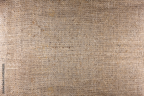 Brown burlap with beautiful canvas texture
